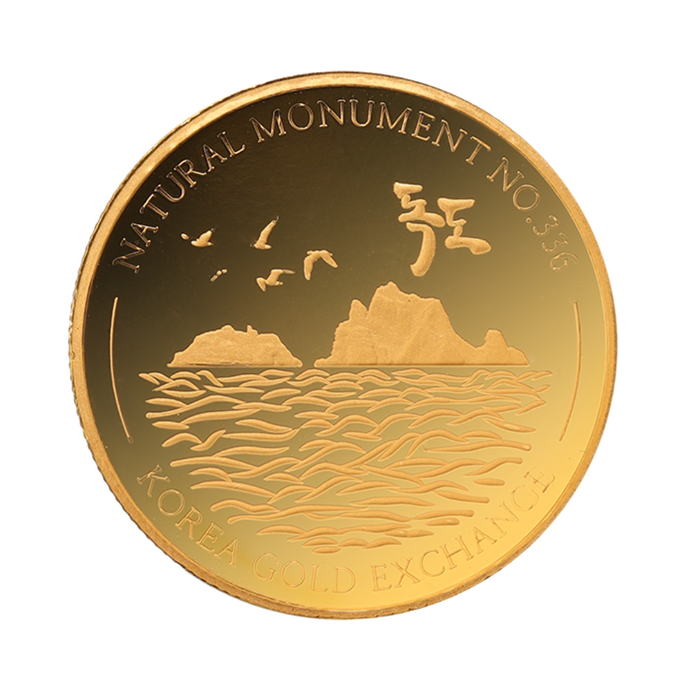 1온스 골드 독도 불리온 메달